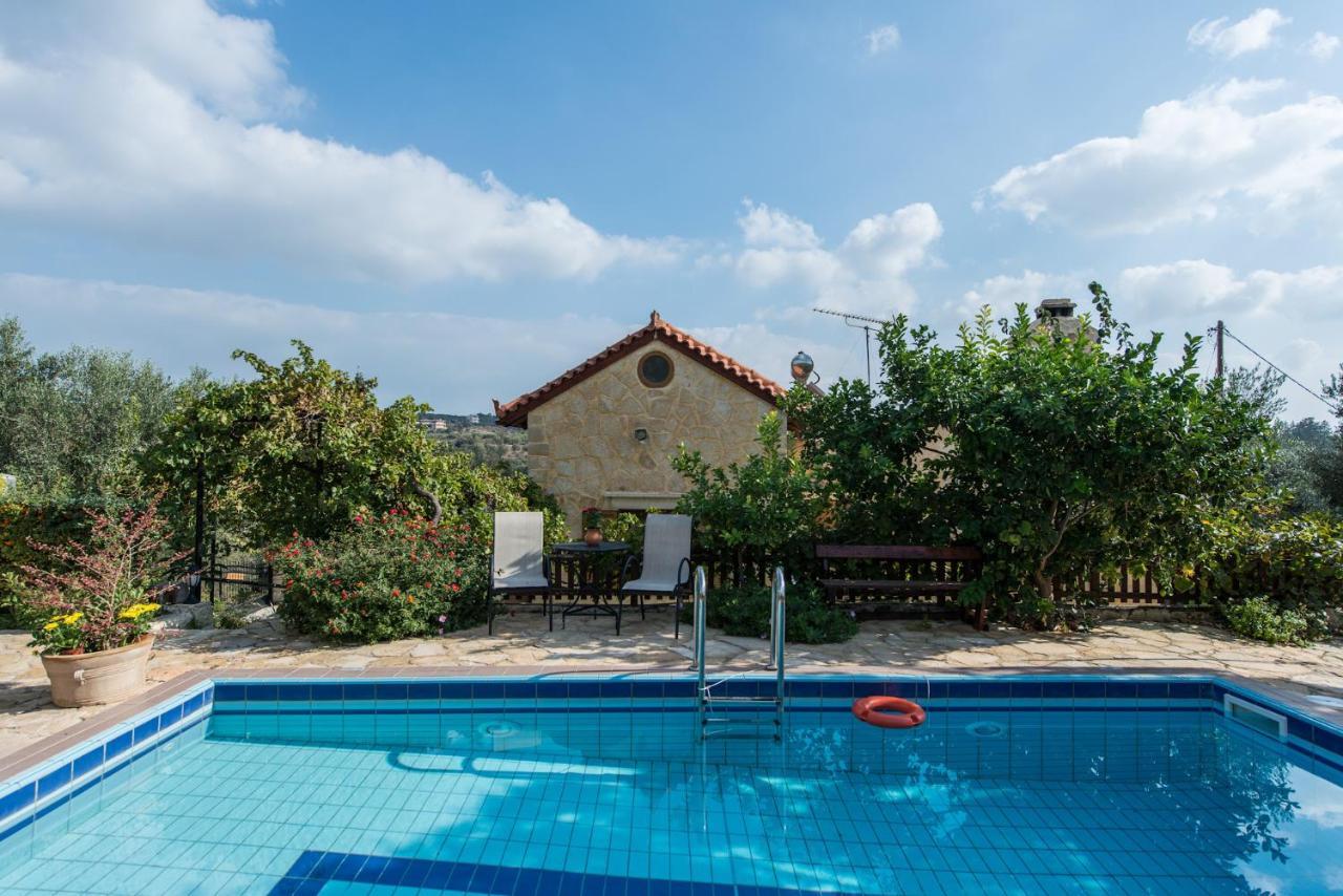 Villa Toula With Pool Nr Armeni Crete Makhairoí Exterior foto
